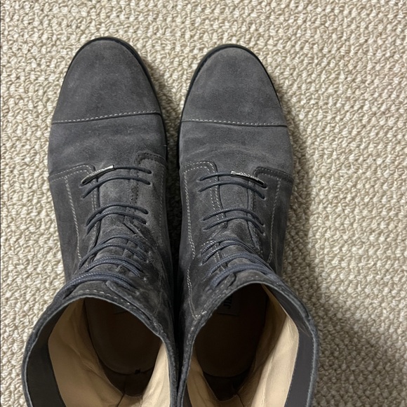 JIMMY CHOO Piper Suede Combat Boots Size 40 - Picture 2 of 14